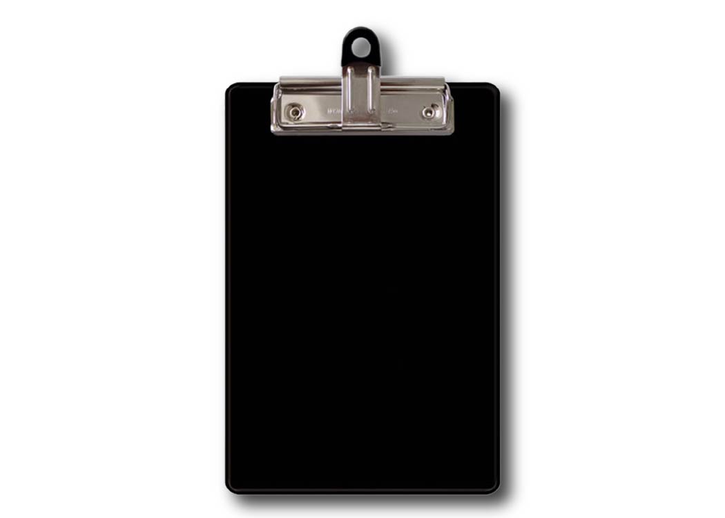 TABLA CON CLAMP PLASTICA T/MEMO
